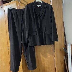 Casual Corner Chocolate Brown Jacket and Pant